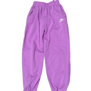 Nike Big Kids Purple Sweatpants Size Medium